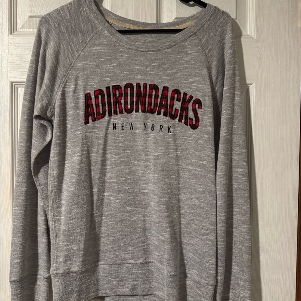 Adirondacks New York Women's Gray Sweatshirt